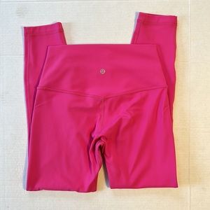 Lululemon Align High-Rise Pant 25” in Sonic Pink Size 6